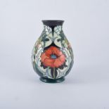 Rachel Bishop for Moorcroft, 'Poppy' a vase, 1997, stamped Pottery marks,