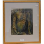 Susan MacArthur, Nude - Front View, fabric collage,