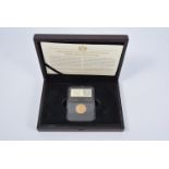 Full Sovereign Victoria Young Head Shield Back 1864 in presentation box supplied by www.