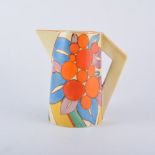 Clarice Cliff, 'Berries' a large conical jug, circa 1930, Fantasque and facsimile signature mark,