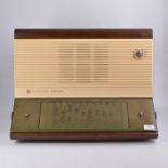 Pye Bakelite table radio, width 53cm.