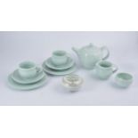 Derek Emms, a porcelain teaset for two,