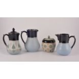 Six items of Langley stoneware, including jugs,