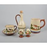 Collection of Devon Mottoware.