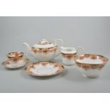 Salon bone china teaset, Newark pattern.