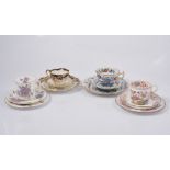 Selection of cups, saucers and plates,