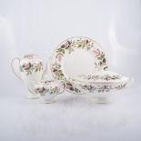 Wedgwood bone china dinner service 'Hathaway Rose', to include 8 small coffee cups and saucers,