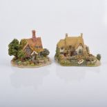 Nine large Lilliput Lane model cottages, fifteen other cottages,