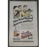Newcastle Brown enamel sign, (republished), 61 x 39cm.