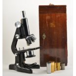 W. Watson and Sons microscope "Kima" in case, reg number 108768.