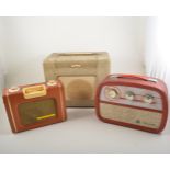 Five vintage Radios, including Bush, Sovell, Skyleader,