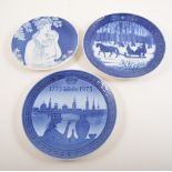 Collection of Copenhagen plates,