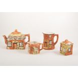 Price Brothers, Cottageware three piece, and a similar jug,