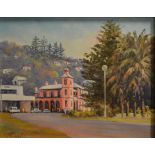 Set of six paintings by Yvette Murphy, scenes in New South Wales, oil on artists boards, 19 x 24cm,