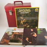 Box of Classical LP vinyl records, including Deutsche Grammophon and others, 80+,