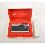 Leica M6 Titanium 0.72 Rangefinder camera body, with strap, boxed.