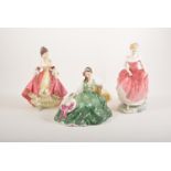 Collection of six Royal Doulton figurines, Kay, HN3340, Summers Day, HN3378, Cynthia, HN2240,