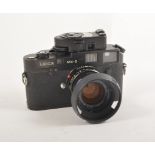 Leica camera M4-2 with black body,