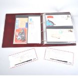 A collection of stamps, stock book, albums and first day covers,