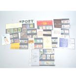 GB collectors packs and First Day covers, large quantity.