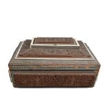 Anglo Indian jewellery casket,