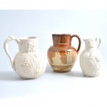 Parian stoneware jugs commemorating Princess Alexandra 1863,