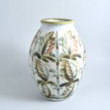 Glyn Colledge for Bourne Denby Stoneware vase, and three other decorative stoneware pieces.