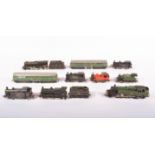 00 gauge railway locomotives including examples by Hornby, Tri-ang and others, diesel engines,