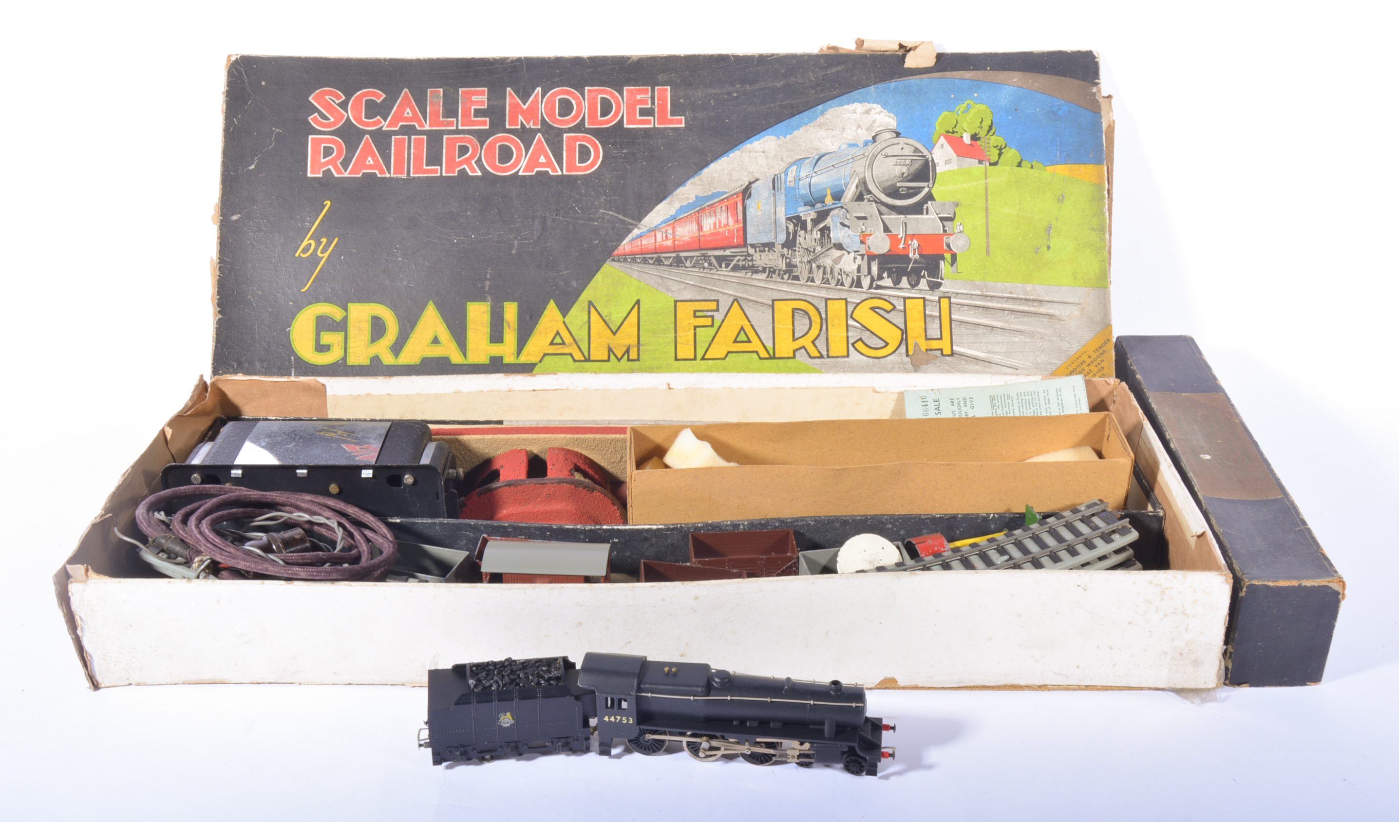 Graham Farish railroad set, boxed.