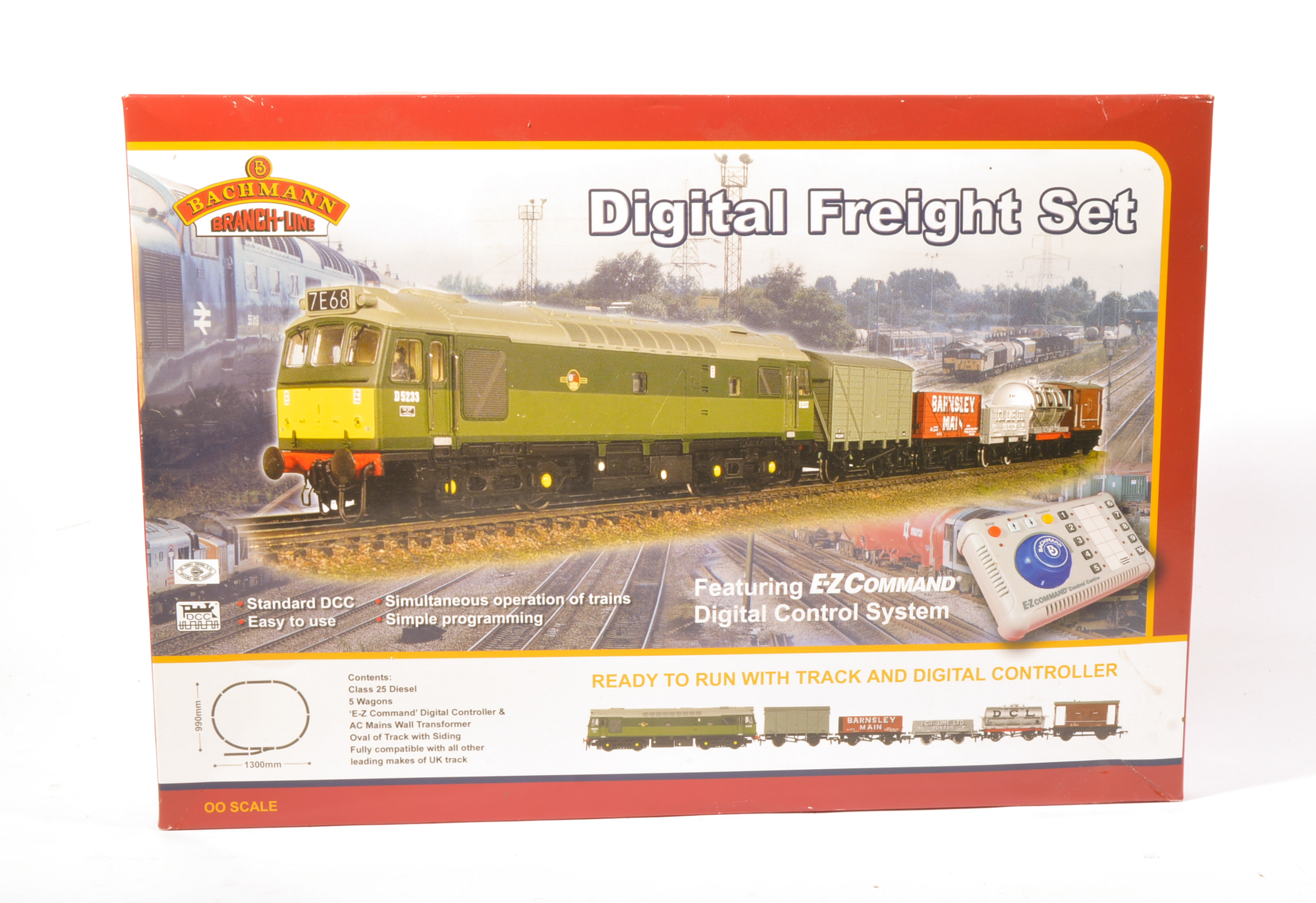 Bachmann 00 gauge scale digital Freight Set, opened most parts complete, boxed.