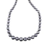 Vintage costume jewellery, nine simulated pearl necklaces, one by Florenza with a paste snap,