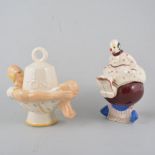 Carlton Ware, Circus ware novelties, including a clown teapot, 23cm,