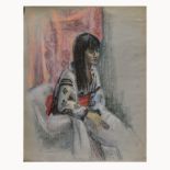 Beryl Darton, portfolio of pastel works, mostly portrait studies.