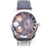 Constantin Weisz - four gentlemans large wrist watches and another by Earnshaw,
