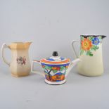Decorative ceramics, including jugs, plates, bowls etc.