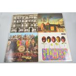 Selection of vinyl LP records, to include The Beatles St Pepper 1st mono pressing,