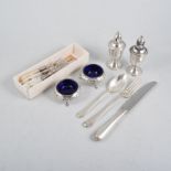 A quantity of Keltum Dutch silver-plated cutlery, plain design,