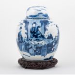 Chinese blue and white ginger jar, bearing four character mark,