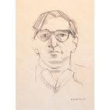 Rigby Graham Toni Savage, a rare portrait signed and dated 1960, pencil 27cm x 19.5cm.