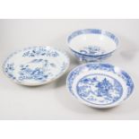 Chinese blue and white rose bowl, bearing four character mark,