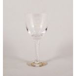 Bridge Crystal commemorative goblet, USA by Centenary, limited edition no.18/100, 17cm.