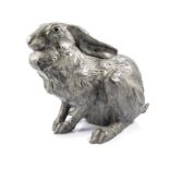 After Jonathan Bickley resin model of a seated Hare,