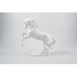 Kaizer porcelain model, 'Rearing Horse' No.380, 29cm.