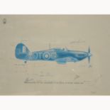 Battle of Britain: Print of a Spitfire, Commemorating the 40th Anniversary of the Battle of Britain,