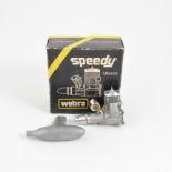 WEBRA SPEEDY 1.8cc R/C glow with spare glow insert.