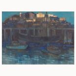 Frederick George Wills, Torquay, acrylic and wash, signed and titled in pencil, 36cm x 48cm.