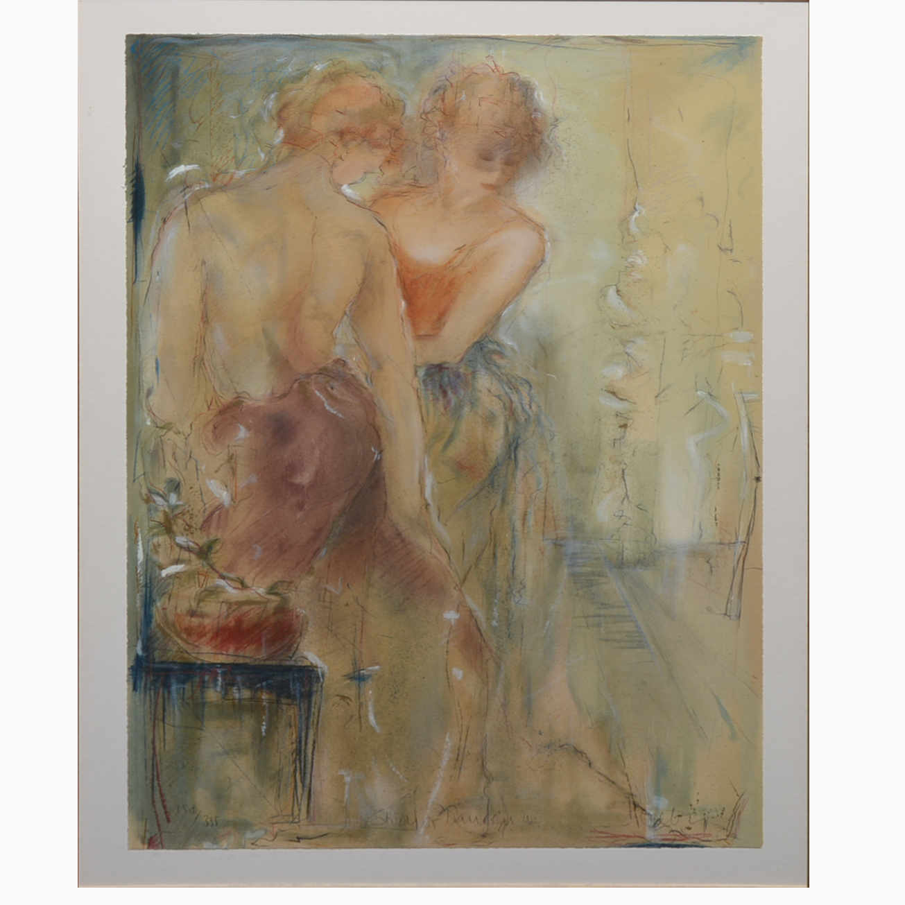 After Janet Treby, Study of Dancers III, and IV, signed limited edition prints, 123/385,