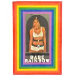 After Peter Blake, Babe Rainbow, 1968 silkprint on tin, distributed by Dodo Designs, 66cm x 44cm.