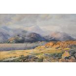 W.C. Eddington, Near Barmouth, signed, watercolour, 28cm x 43cm.