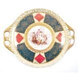 A Vienna porcelain cabinet tray,